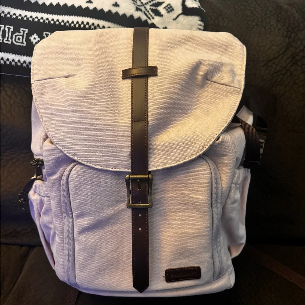 Padded camera canvas backpack - Picture 1 of 6